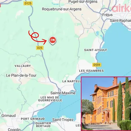 Villa Chateau De La Mere - Evenement - Seminaire - Mariage - Retraite Bien-etre - Sejour Sportif - Cousinade - Ideal Groupe & Famille - Cadre Nature Isole - Piscine - Vue Baie Saint-raphael - Grande Capacite D'accueil Sainte-Maxime