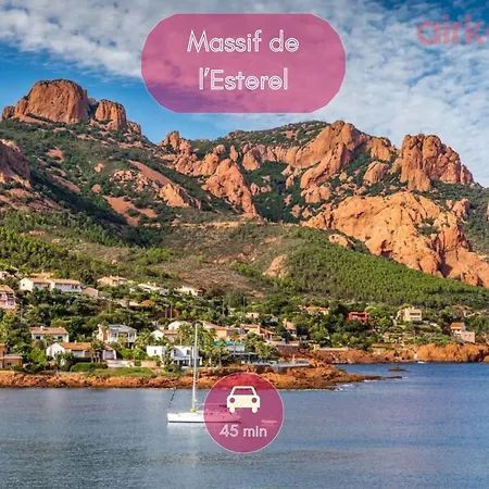 Villa Chateau De La Mere - Evenement - Seminaire - Mariage - Retraite Bien-etre - Sejour Sportif - Cousinade - Ideal Groupe & Famille - Cadre Nature Isole - Piscine - Vue Baie Saint-raphael - Grande Capacite D'accueil *