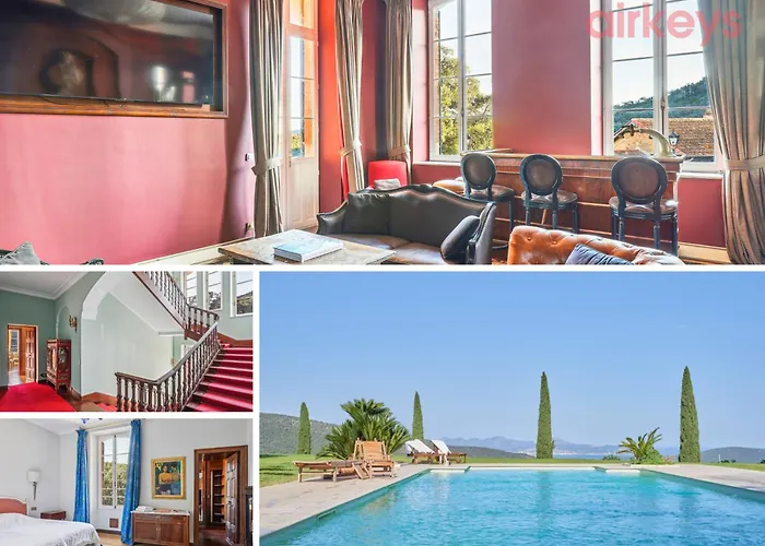 Villa Château De La Mère - évènement - Séminaire - Mariage - Retraite Bien-être - Sportif - Cousinade - Idéal Groupe&famille - Cadre Nature Isolé - Piscine - Vue Baie Saint-raphael - Grande Capacité D'accueil *